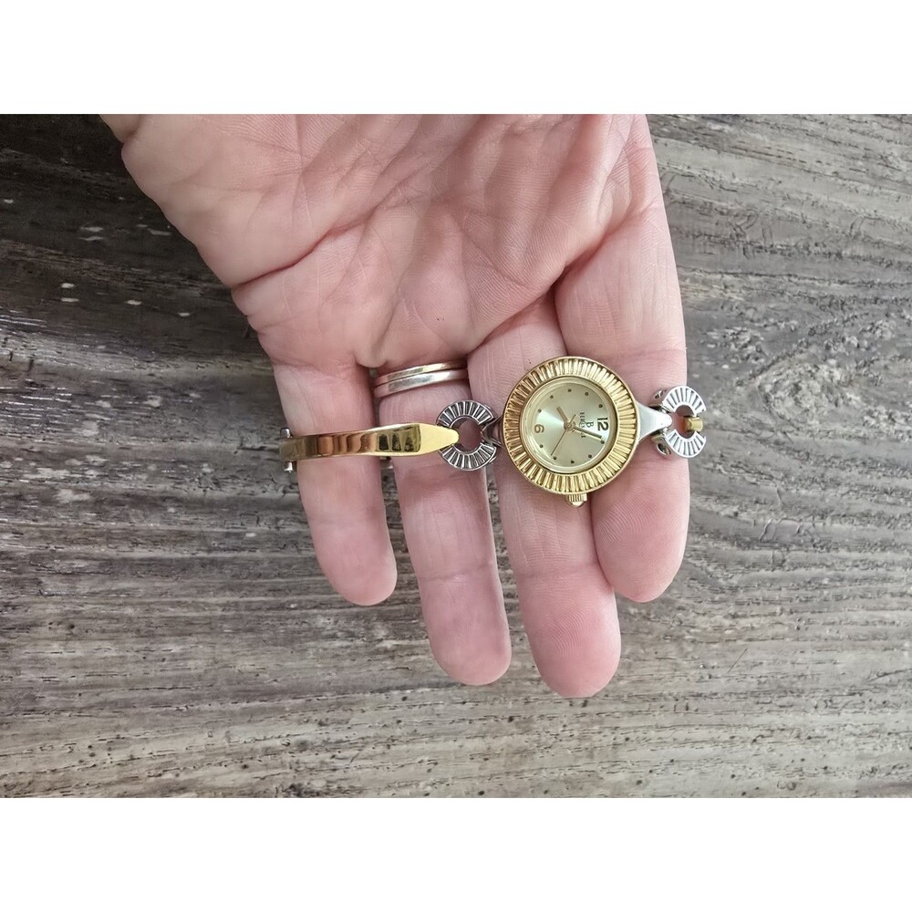 Berenger Classic Two-Tone Women’s Quartz Watch Japan Movt Brass Case No Battery